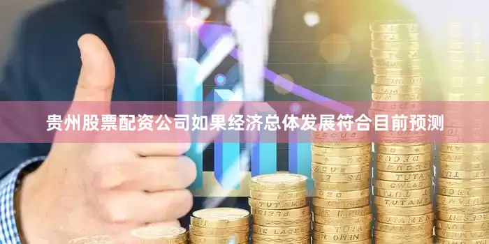 贵州股票配资公司如果经济总体发展符合目前预测