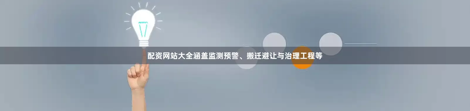 配资网站大全涵盖监测预警、搬迁避让与治理工程等