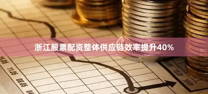浙江股票配资整体供应链效率提升40%